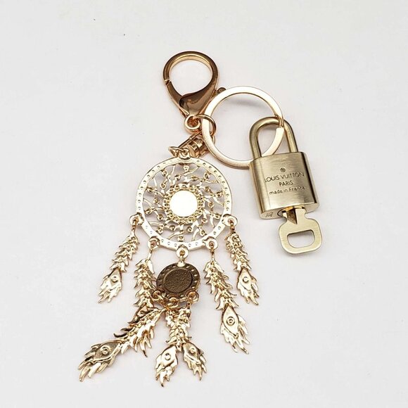 Authentic Louis Vuitton Lock & Key with unbranded Bagcharm, Keycharm, Keychain - Picture 6 of 7